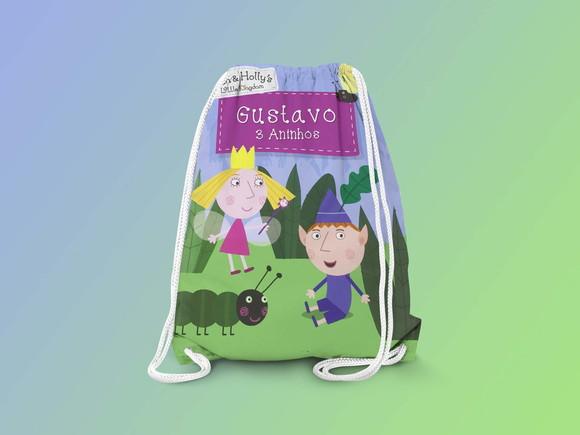 Mochilinha Personalizada Ben e Holly