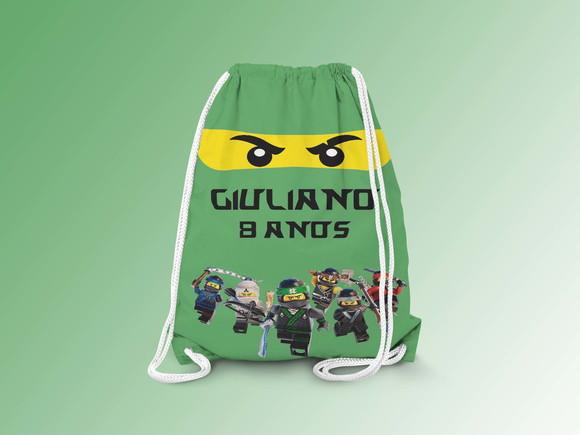 Mochilinha Personalizada Ninjago