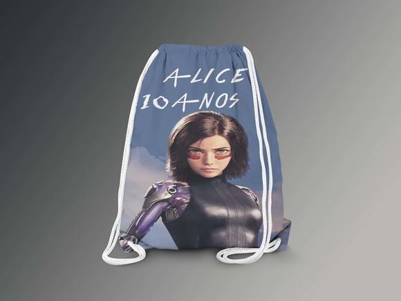 Mochilinha Personalizada Alita