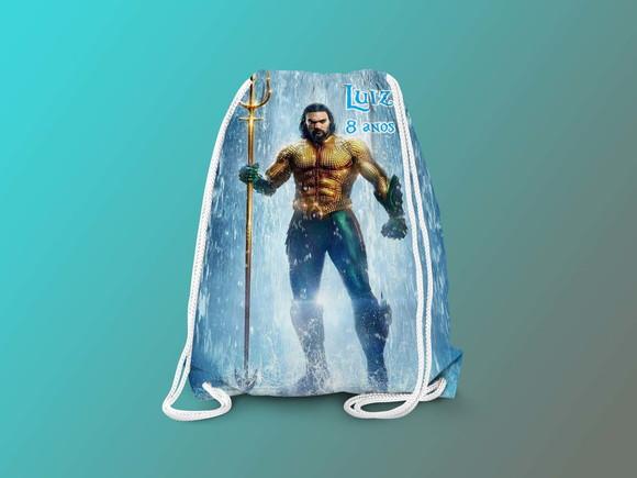Mochilinha Personalizada Aquaman