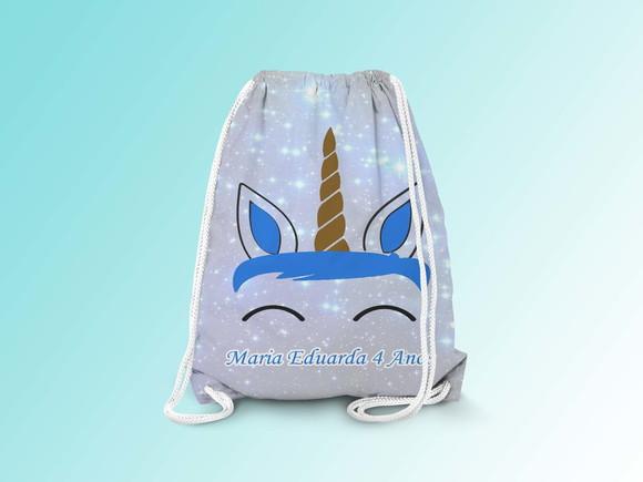 Mochilinha Personalizada Unicórnio