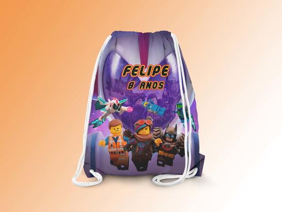 Mochilinha Personalizada Uma Aventura Lego