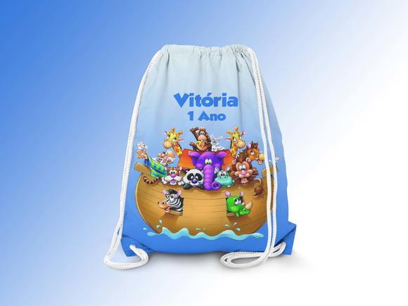 Mochilinha Personalizada a Arca de Noé