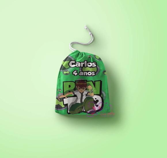 Saquinho Surpresa Personalizado Ben 10
