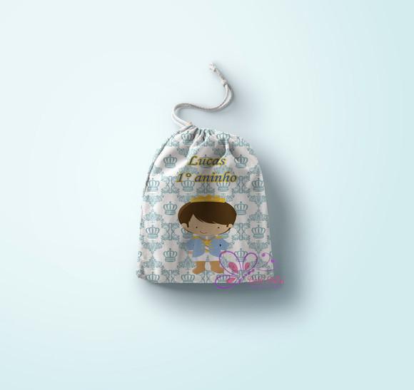 Saquinho Surpresa Personalizado Príncipe Cute