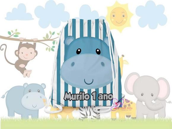 Mochilinha Personalizada Safari