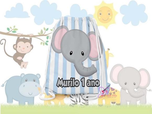 Mochilinha Personalizada Safari