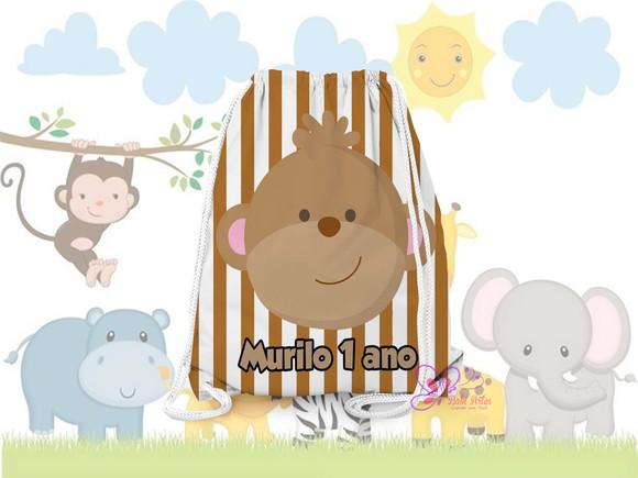 Mochilinha Personalizada Safari