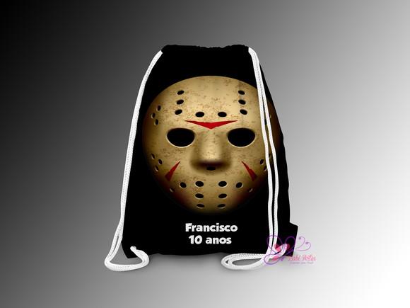 Mochilinha Personalizada Máscara Jason