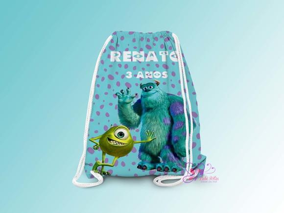 Mochilinha Personalizada Monstros Sa