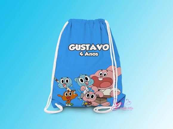 Mochilinha Personalizada Gumball