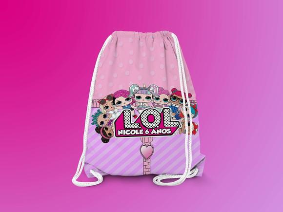 Mochilinha Personalizada Lol