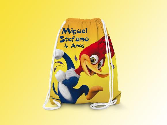 Mochilinha Personalizada Pica Pau