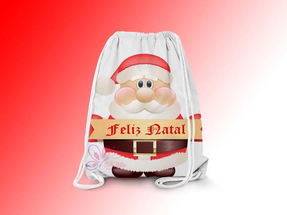 Mochilinha Personalizada Papai Noel