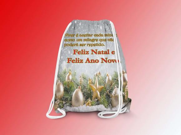 Mochilinha Personalizada Feliz Natal
