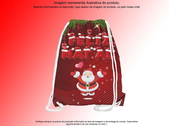 Mochilinha Personalizada Feliz Natal