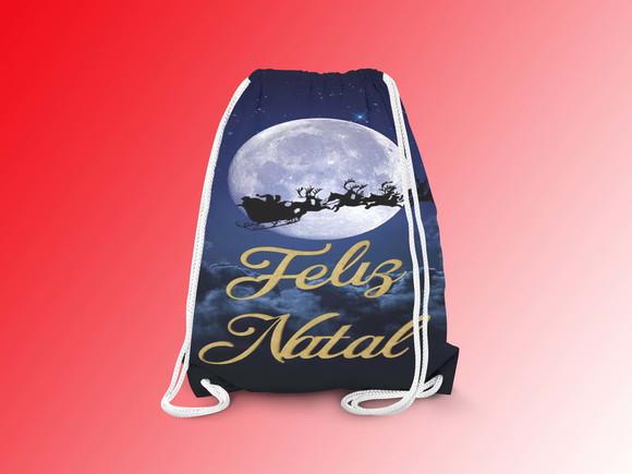 Mochilinha Personalizada Feliz Natal