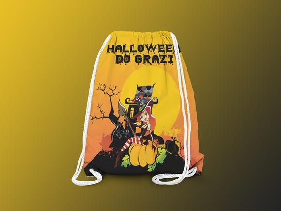Mochilinha Personalizada Halloween