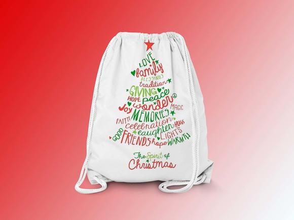 Mochilinha Personalizada Feliz Natal
