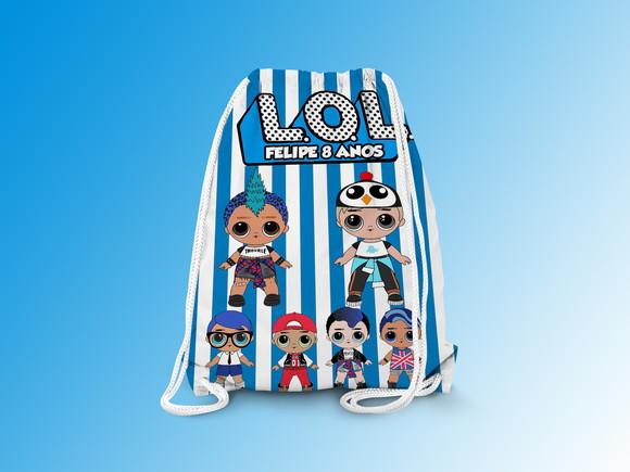 Mochilinha Personalizada Lol Boy
