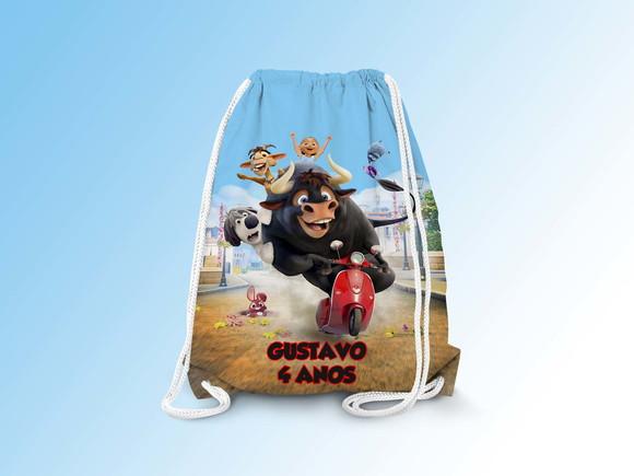 Mochilinha Personalizada Touro Ferdinando