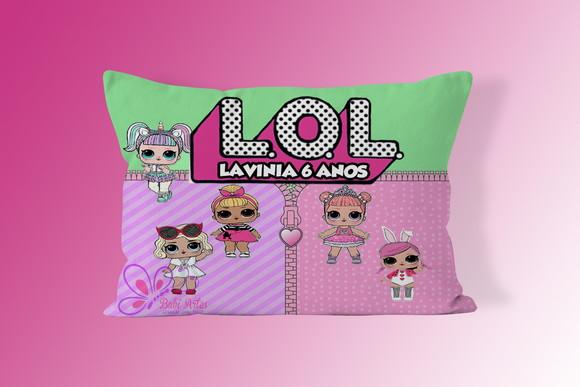Almofadinha Personalizada 20x30 Lol