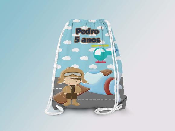 Mochilinha Personalizada Aviador