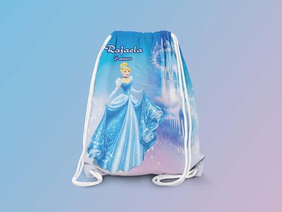 Mochilinha Personalizada Cinderela