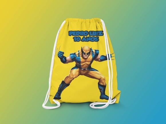 Mochilinha Personalizada Wolverine