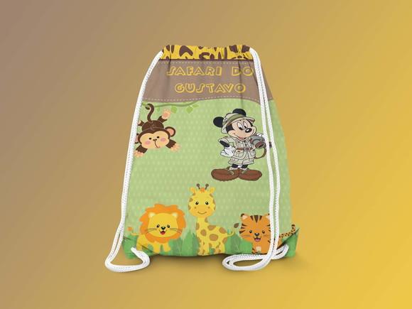 Mochilinha Personalizada Safari