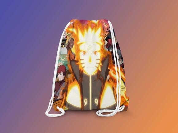 Mochilinha Personalizada Naruto