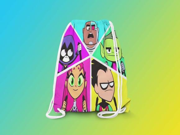 Mochilinha Personalizada Jovens Titans