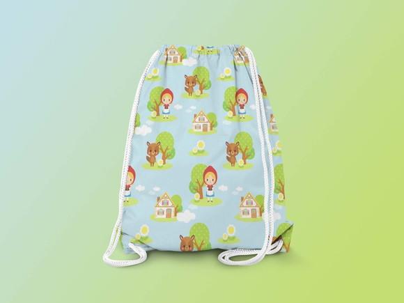 Mochilinha Personalizada Chapelzinho Vermelho