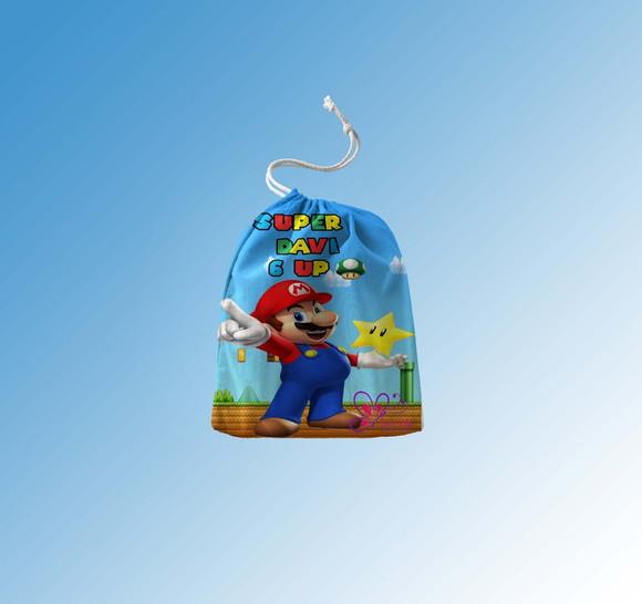 Saquinho Surpresa Personalizado Mario Bros
