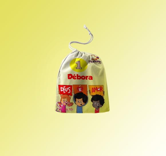 Saquinho Surpresa Personalizado Letrinhas