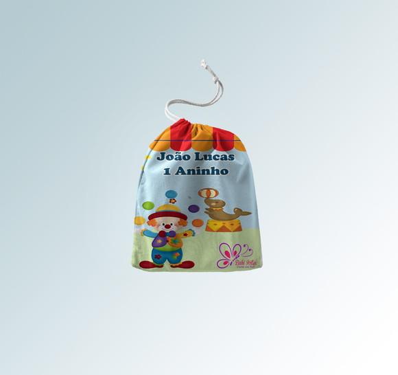 Saquinho Surpresa Personalizado Circo