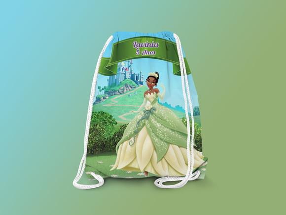 Mochilinha Personalizada Tiana