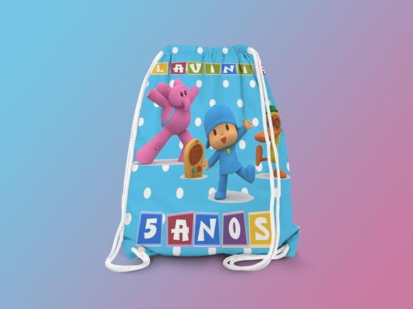 Mochilinha Personalizada Pocoyo