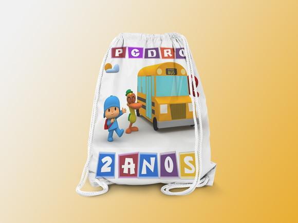 Mochilinha Personalizada Pocoyo