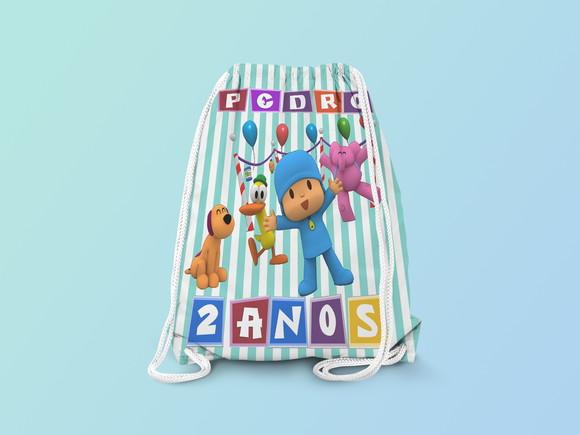Mochilinha Personalizada Pocoyo
