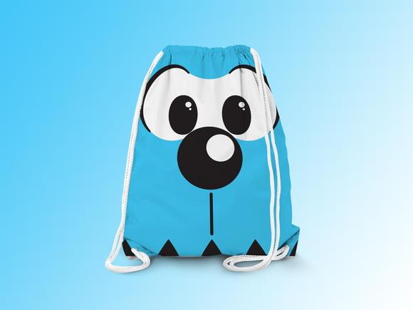 Mochilinha Personalizada Bidu
