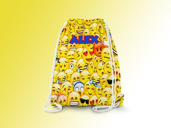 Mochilinha Personalizada Emoji