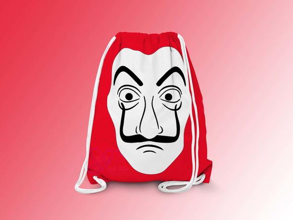 Mochilinha Personalizada La Casa de Papel