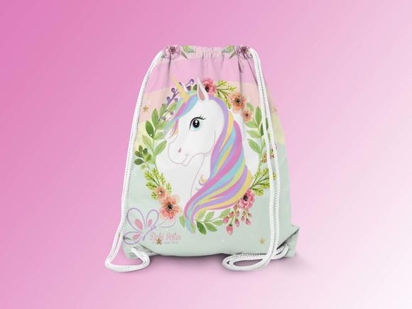 Mochilinha Personalizada Unicórnio