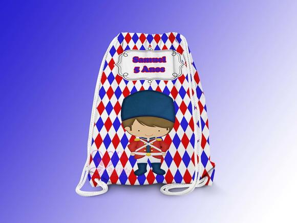 Mochilinha Personalizada Soldadinho de Chumbo