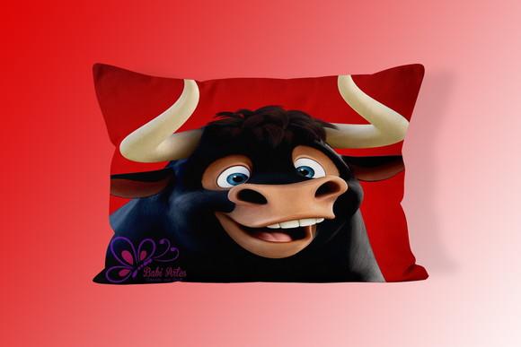 Almofadinha Personalizada 20x30 Touro Ferdinando