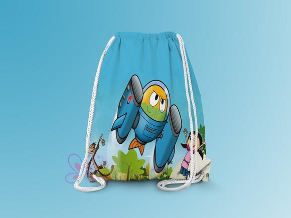 Mochilinha Personalizada Peixonautas