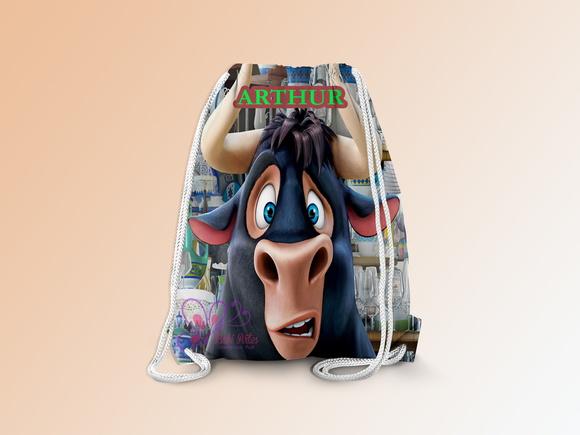 Mochilinha Personalizada Touro Ferdinando