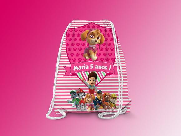 Mochilinha Personalizada Patrulha Canina