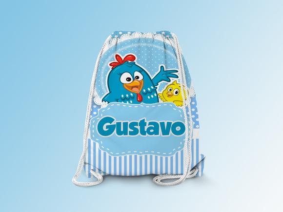 Mochilinha Personalizada Galinha Pintadinha